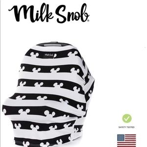 Milk Snob Carseat Cover- Mickey Mouse print